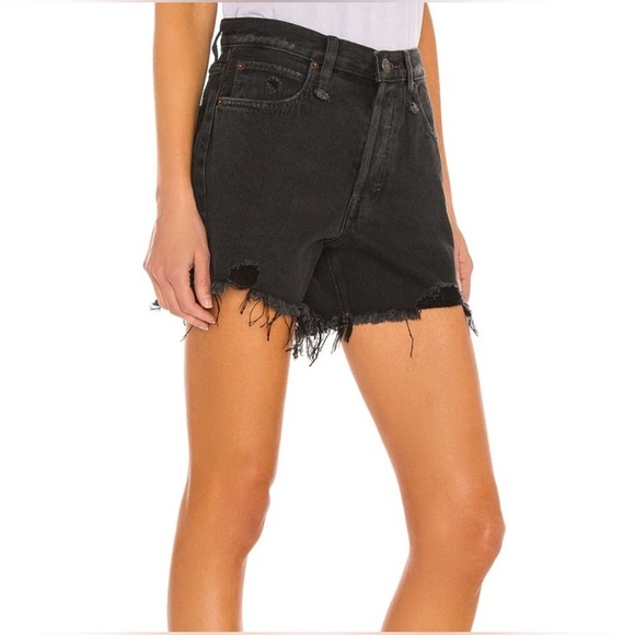 NWT Free People x We The Free Makai Cutoff Black Denim Shorts - Picture 2 of 10